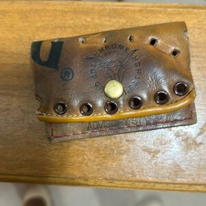 Unique wallet made from a baseball glove.